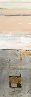 Fjord IV , 2012. 50x150 cm, Öl auf Holz